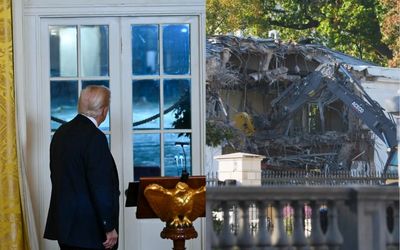 White House East Wing Demolition Underway for Trump’s $250 Million Ballroom Project